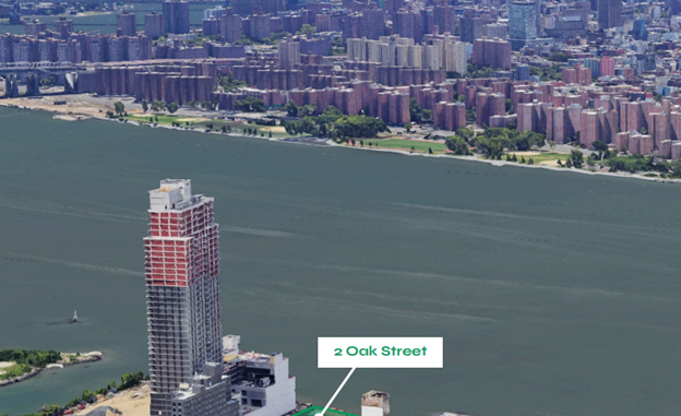 BKREA Announces Exclusive Listing of Rare Waterfront Development Opportunity at 2 Oak Street, Greenpoint, Brooklyn, Business Wires News